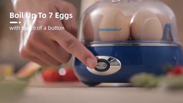 Egg Boiler and Poacher | Elite Gourmet Easy Electric 7 Egg Capacity Cooker смотреть онлайн
