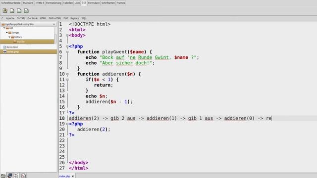 PHP 7 Tutorial #20 - Rekursive Funktionen смотреть онлайн
