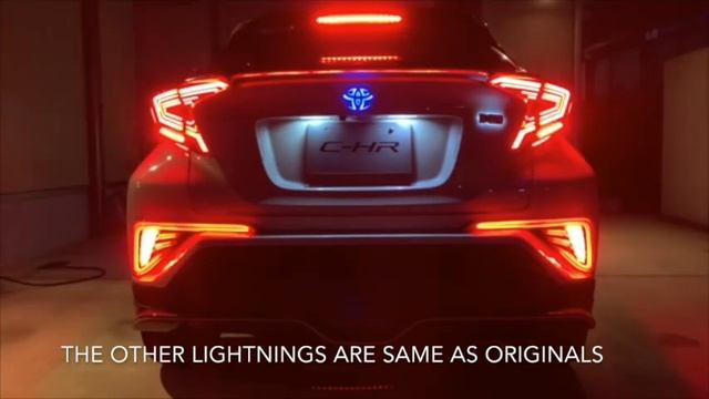 DK Motion New Tail lights for C-HR: Simple lighting mode of small/postion light смотреть онлайн