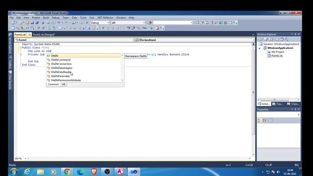 ADO.NET – VB.NET Connection with MS Access смотреть онлайн