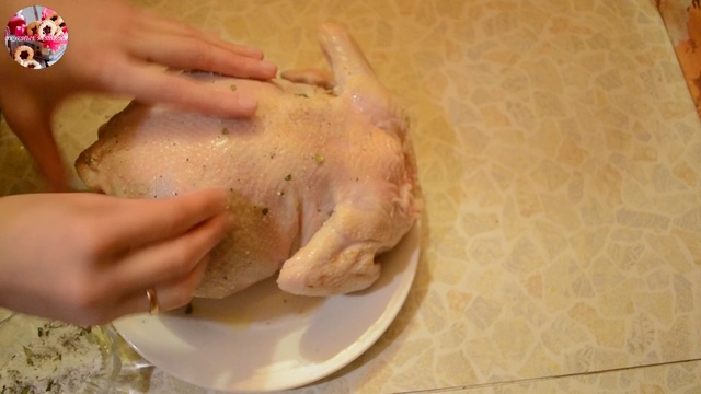 Очень Вкусная Курица с Апельсинами в Духовке