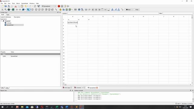 FreeCAD Tutorial | Exercise 6: How To Calculate Moment Of Inertia Of Model And Paste To Spreadsheet