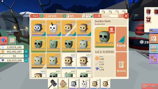ЗОМБИ ЛЕНД В СИМУЛЯТОРЕ ОХОТА НА МОНСТРОВ! ROBLOX Monster Hunting Simulator смотреть онлайн