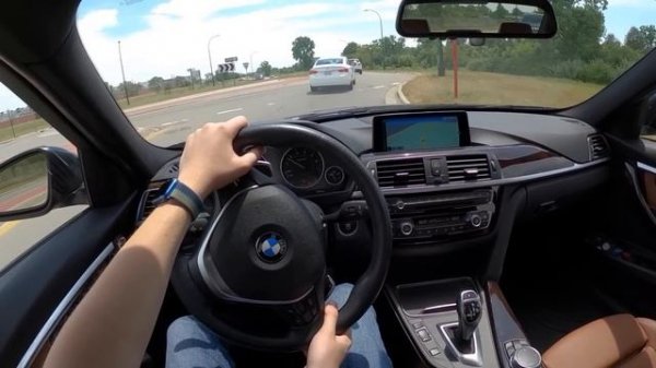 2016 BMW 328i xDrive on Continental DWS 06+ Tires - POV Test Drive (Binaural Audio)