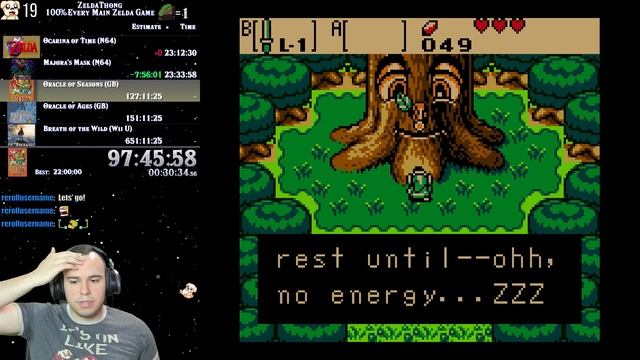 ZeldaThong Day 21 - 100% Every Zelda Game - Majora's Ending then Oracle of Seasons смотреть онлайн