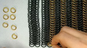 Кольчужное плетение европейское 6 в 1. Кольчужный наплечник-эполет своими руками.