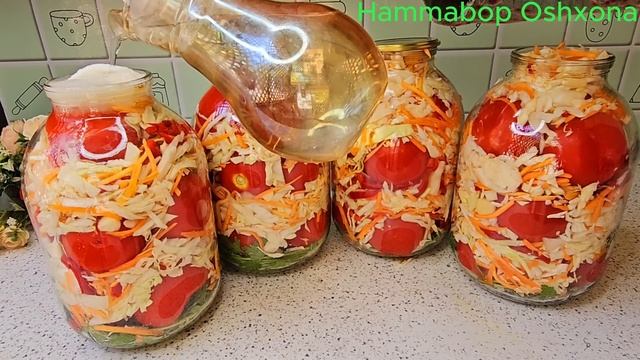 WINTER LICK YOUR FINGERS!!! GRANDMA TOLD AN INCREDIBLY DELICIOUS TOMATO RECIPE FOR THE WINTER! смотреть онлайн