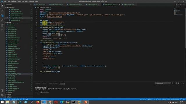 Add interface to device in Netbox with python смотреть онлайн