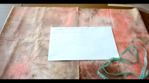 Юбка трапеция. Шьем юбочку за 30 минут. 1 часть. Строим сразу на ткани.