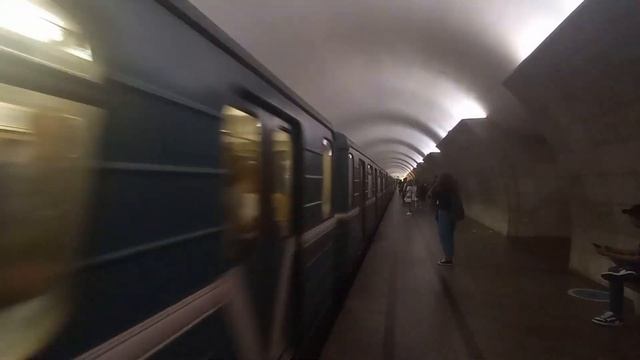 Вагон 10166 + БПСН! Отправление Номерного со станции метро Тверская! смотреть онлайн