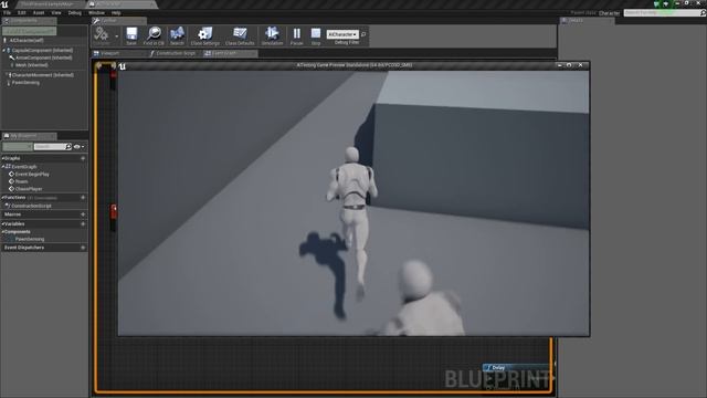 Unreal Engine 4 - AI Chase Player смотреть онлайн