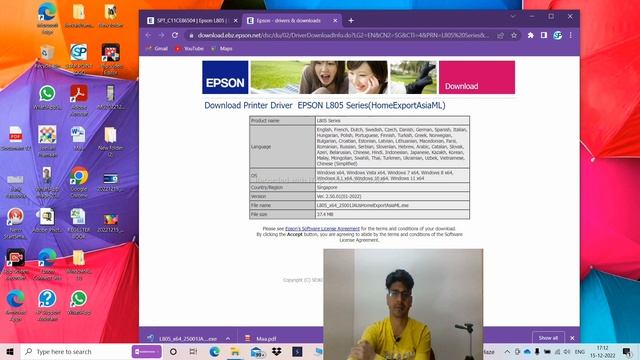 Epson l805 printer software download and installation full details. смотреть онлайн
