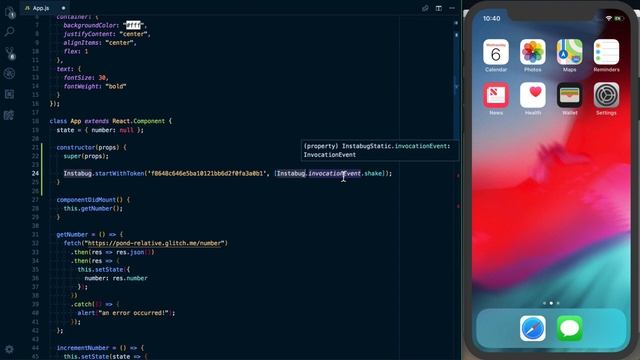 Production: Install Instabug | How to Debug React Native Apps in Development and Production смотреть онлайн