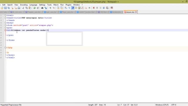 Marisa-tutorial PHP script for input data to mysql / menyimpan data смотреть онлайн