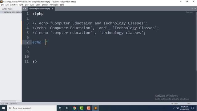 Echo and Print Function in PHP | Differences between Echo and Print | Complete PHP Tutorial смотреть онлайн