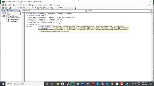 Automatically sort the column in Excel as we enter the data into it смотреть онлайн