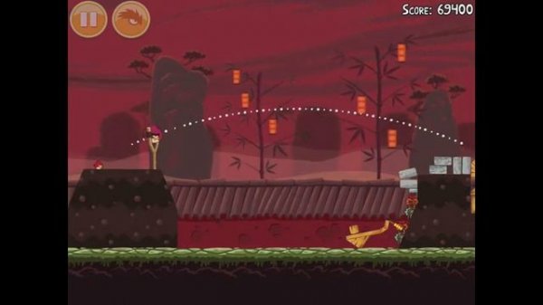 Angry Birds Seasons Year of the Dragon 1-3 Walkthrough 2012 3 Star