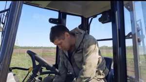 Вспашка огородов трактор LOVOL TE354 с фрезой 1,6 метра