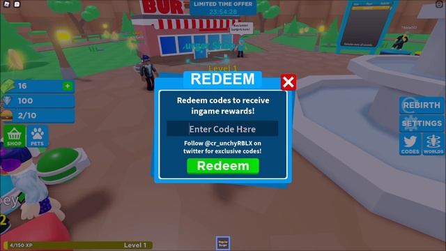 ALL CODES IN BURGER SIMULATOR 2020! (Codes in description) смотреть онлайн
