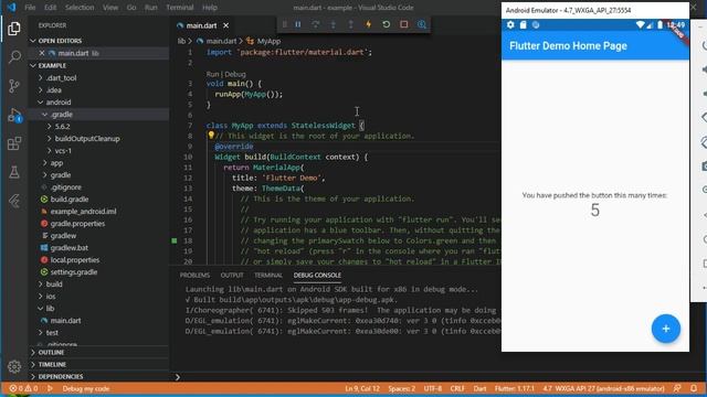Membuat Program Pertama dengan Flutter | Belajar Flutter Pemula #2 смотреть онлайн