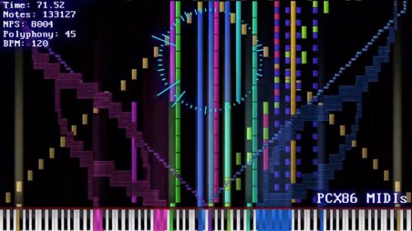 [BLACK MIDI - PFA NO LAG!!] Song that keeps repeating the same sounds - 8 million notes