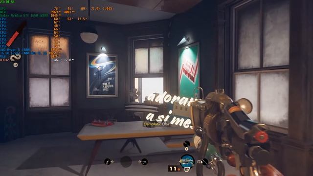 Deathloop - 1080p - Low - FSR Qualidade - GTX 1650 GDDR5 + Ryzen 5 2400G (16 GB RAM) - Win 10 Home смотреть онлайн
