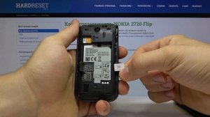 Как вставить карту SD и сим-карту в Nokia 2720 Flip — Начальная конфигурация