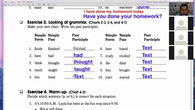 Past Participle Verbs Video 2 смотреть онлайн