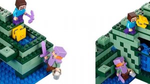 Лего Майнкрафт самоделка ОГРОМНЫЙ МИР из LEGO Minecraft