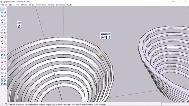 SKETCHUP PLUGIN | UPRIGTH EXTRUDER DE ENEROTH | SKETCHUP TUTORIAL смотреть онлайн