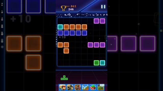 TETRIS NEON LIGHT GAME ON ANDROID смотреть онлайн