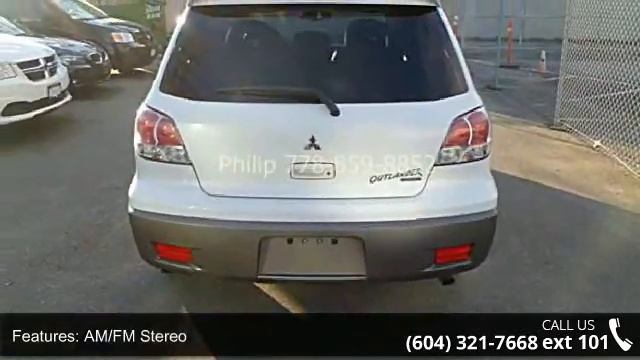 2003 Mitsubishi Outlander 4dr AWD XLS смотреть онлайн