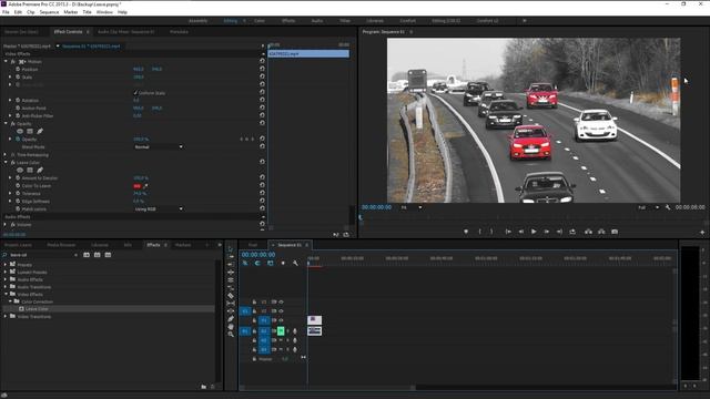 Эффект Leave Color (Adobe Premiere Pro) смотреть онлайн