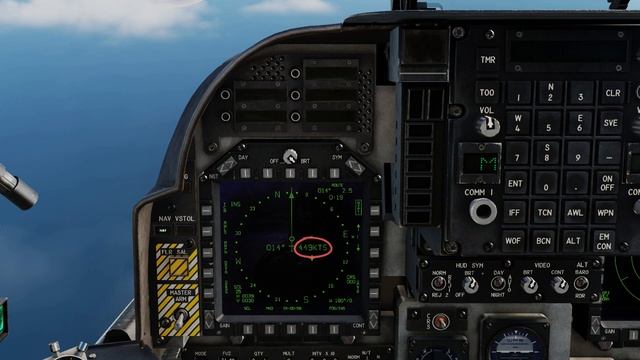 DCS World. AV-8B Harrier. Навигационная система.