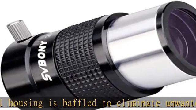 SVBONY SV118 Barlow Lens 1.25 Inches 2X Achromatic Metal Barlow Lens Telescope Accessory For Astron