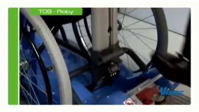 Мобильный гусеничный подъемник для инвалидов Roby T09_www.vimec.ru RUS смотреть онлайн