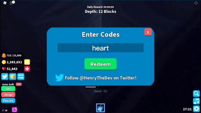 Treasure Hunt Simulator Codes! ROBLOX смотреть онлайн