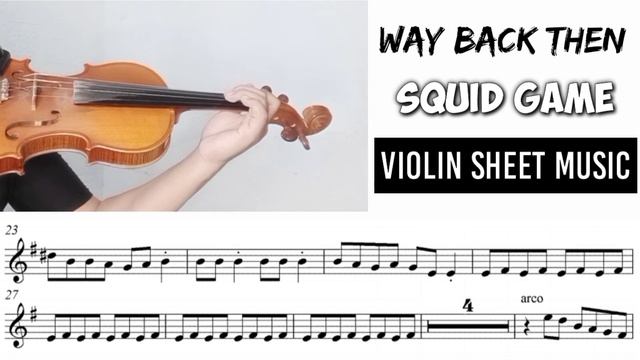 [Free Sheet] OST. Squid Game - Way Back Then смотреть онлайн