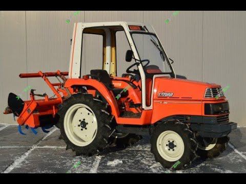 Kubota Saturn X20 японский мини трактор с полукабиной и ПСМ, Фреза RSP-155K (рабочая ширина 155 см) смотреть онлайн