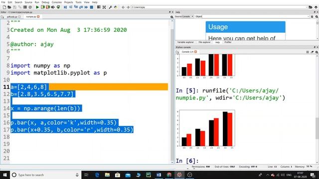 Working with Bar Chart in Python смотреть онлайн