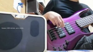 Группа Кино на бас гитаре