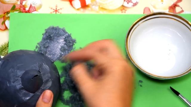 Елочные игрушки своими руками? Милые мышата на елку из бумаги!? смотреть онлайн