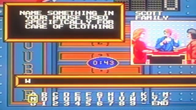 Sega Genesis Family Feud 3rd Run Game #2 смотреть онлайн