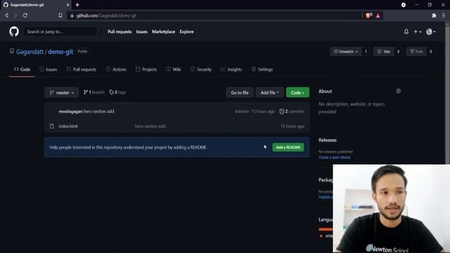 # 9 | How to Clone a Repository from GitHub | Git and Github Tutorial in Hindi 2021 | Gagan смотреть онлайн