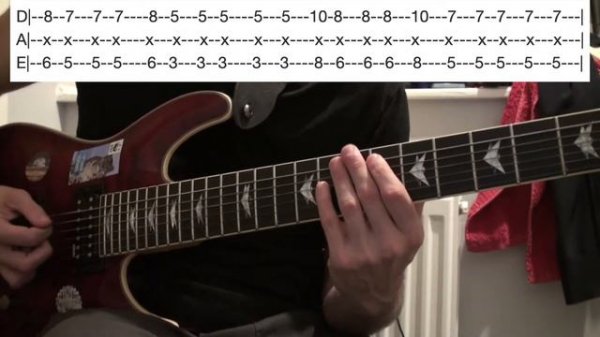 Sick Riff #5 - Ektomorf - Scream - Guitar Lesson - WITH TABS