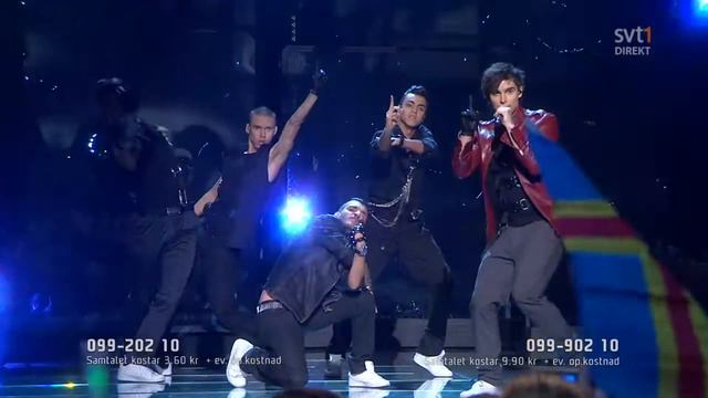 Eric Saade - Popular | Microphone Only | LIVE | Final | Melodifestivalen 2011 смотреть онлайн