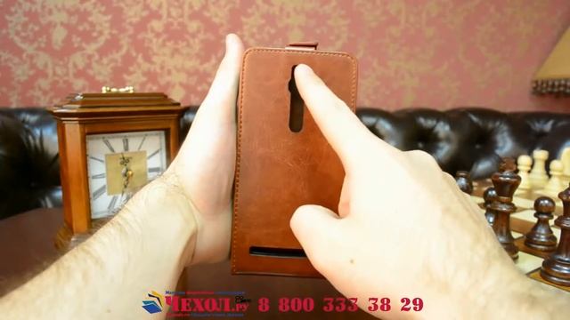 Фирменный оригинальный вертикальный откидной чехол-флип для ASUS Zenfone 2 ZE550ML / ZE551ML смотреть онлайн