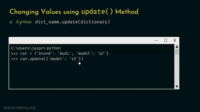 Changing and Adding Dictionary Items in Python смотреть онлайн