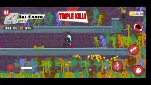 Difficult Mission in Zombie Nest Chapter 5 Lab of Madness level 105 Stickman Zombie Shooter смотреть онлайн