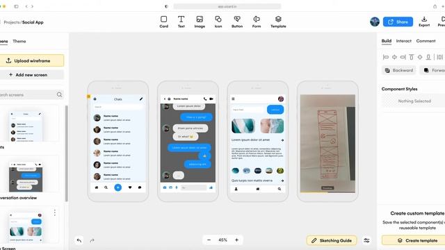 Turn wireframes into editable screens in Uizard смотреть онлайн